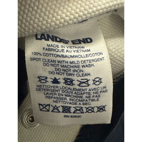 NEW Lands' End Canvas Zippered Wristlet Zippered Pouch Plaid Print - Picture 7 of 10